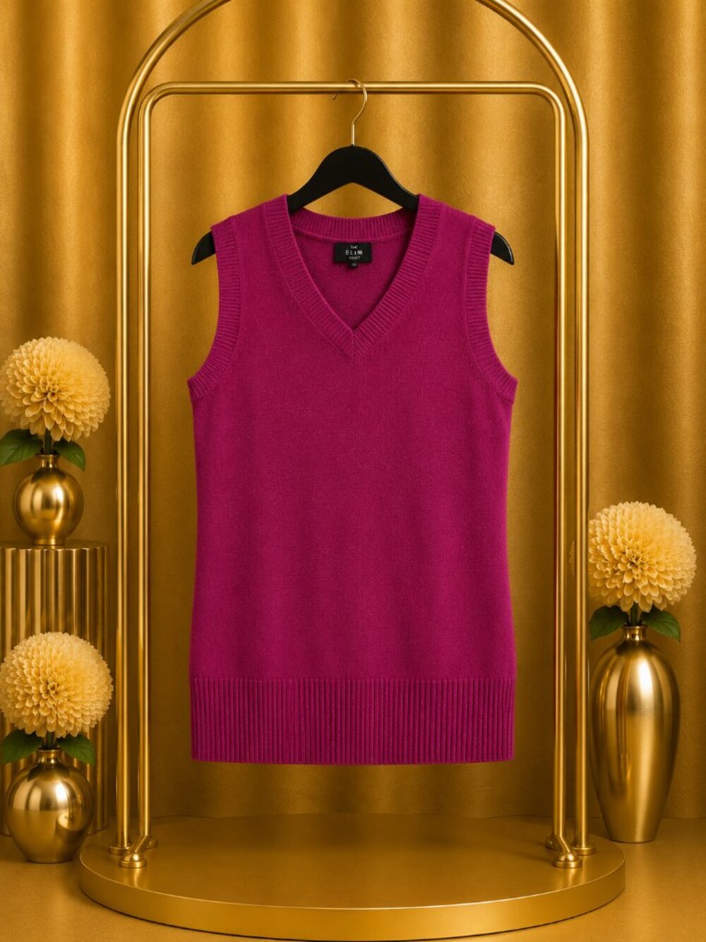 Vintage 2008 Collegiate Prep Wool Vest Burgundy Dark Academia Small Express S